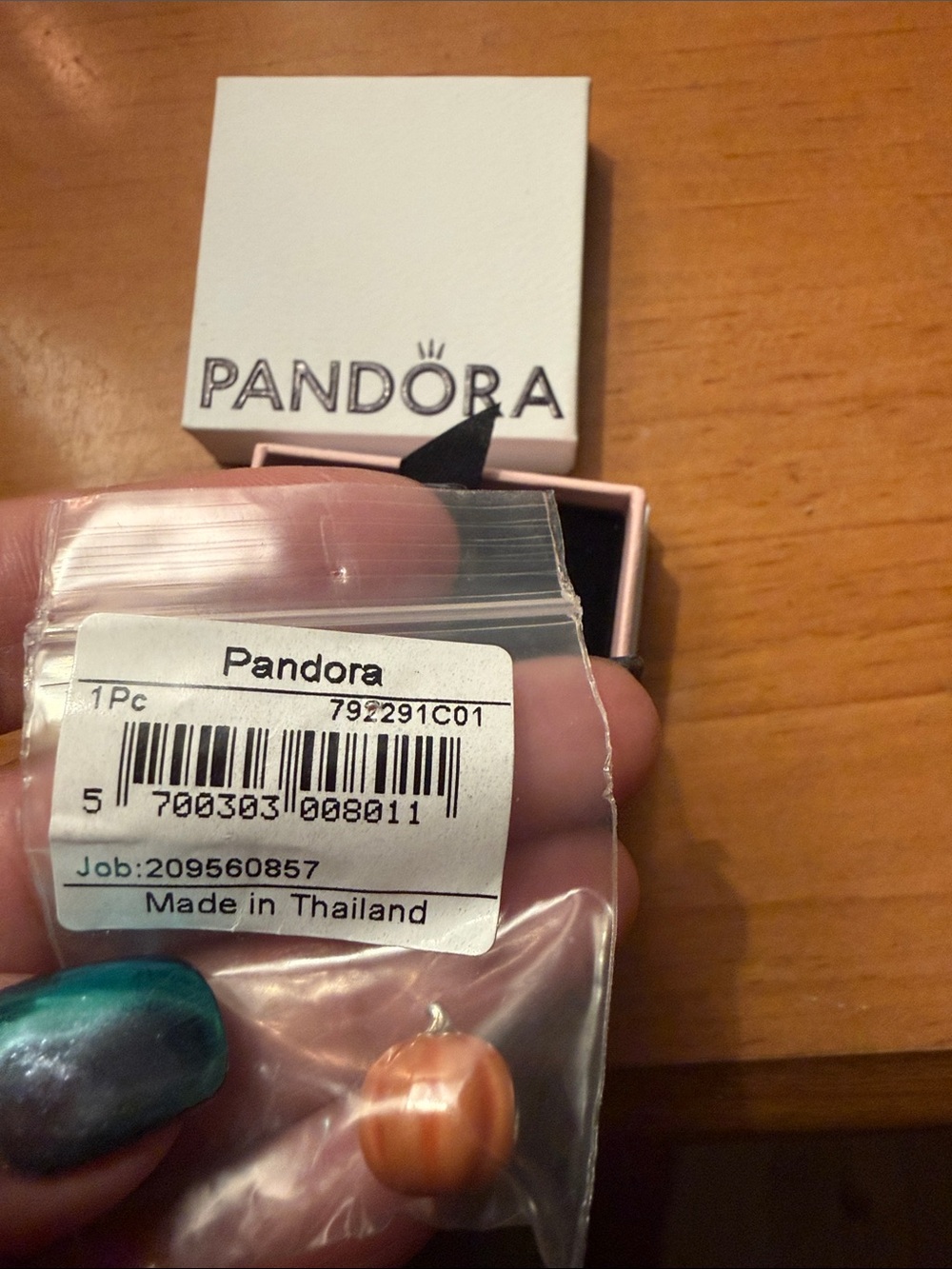 Pandora Orange Jack-O'-Lantern Enamel Charm - Picture 3 of 7